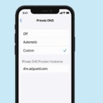 DNS AdGuard di iPhone